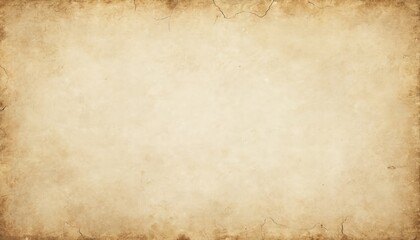 Obraz premium Antique parchment paper texture. Weathered vintage look, perfect background for creative design projects. Aged sepia tan beige surface, with subtle grunge rustic distressed sheet.