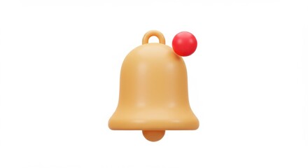 Notification pop-up icon, simple style, white background