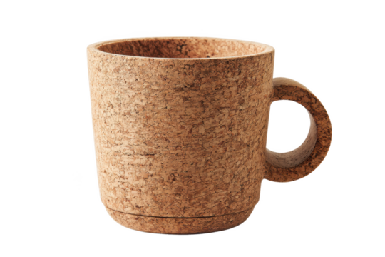 The Cork Mug: A Sustainable and Stylish Way to Enjoy Your Favorite Beverage, Perfect for the Eco-Conscious Consumer Who Loves Unique and Natural Designs.