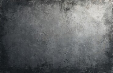 Fototapeta premium Dark grunge wall background. Distressed gray seamless texture. Abstract overlay scratched backdrop. Empty space for copy. Vintage concrete surface with rough material detail.