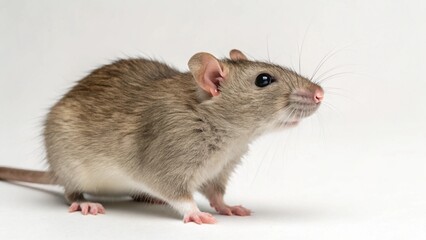 Bamboo Rat on studio background
