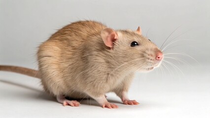 Bamboo Rat on studio background
