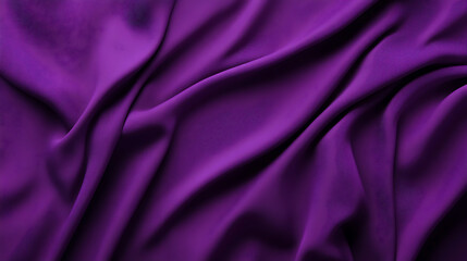 Obraz premium Luxurious purple fabric with smooth, flowing texture, creating elegant and rich appearance. deep hue adds sense of sophistication and warmth to any design