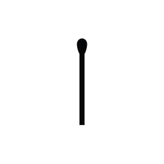 Simple Black Matchstick Illustration On White Background For Graphic Design Projects