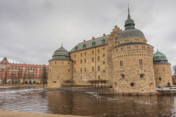 Fototapeta premium The old castle of Orebro, Sweden