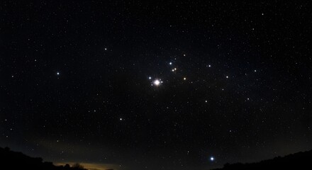 Fototapeta premium Starry night sky.