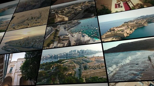 Epic Drone Glimpses of Malta and Gozo captured in a cinematic collage of Maltas architecture, coastlines and heritage. A dynamic visual journey through iconic landscapes and cities.