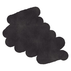 Black doodle scribble