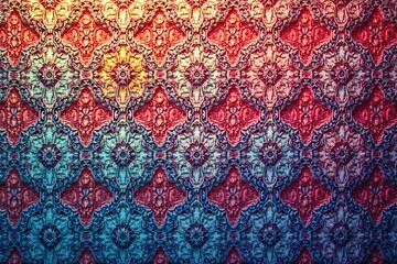 Geometric lace motif, repeating design element , close-up, geometric