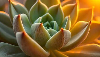 close up of a green and yellow flower
