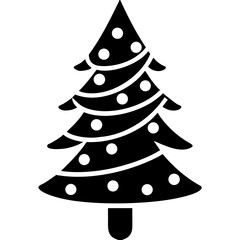 creative details Christmas Tree icon vector illustration 
