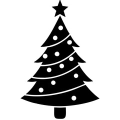 creative details Christmas Tree icon vector illustration 