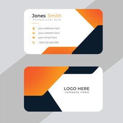 Modern and Professional Template simple card design