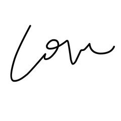 Continuous single line drawing of nature vector illustration