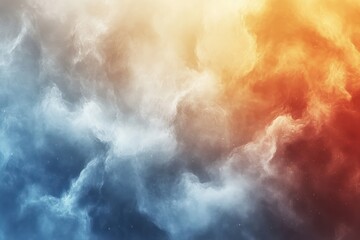 Obraz premium Abstract Cloudscape with Warm and Cool Tones Colorful Sky Background Soft Gradient Texture N