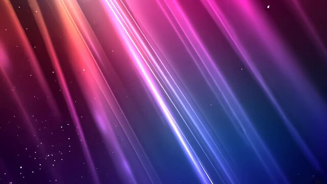 Schnelle Rosa Blaue Meteoritregen Animation