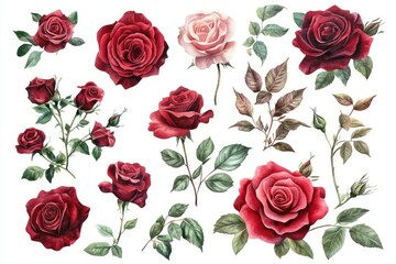 Fototapeta premium Romantic Rose Collection