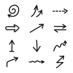 Vector Hand Drawn Arrow Collection