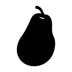 pawpaw fruit minimalist silhouette vector icon - for graphic design projects pawpaw, Modern Artwork.