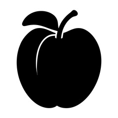 sorrel fruit minimalist silhouette vector icon - for graphic design projects sorrel, Modern Artwork.