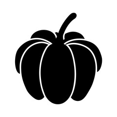 surinam cherry fruit minimalist silhouette vector icon - for graphic design projects surinam cherry, Modern Artwork.