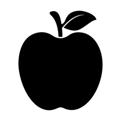 velvet apple fruit minimalist silhouette vector icon - for graphic design projects velvet apple, Modern Artwork.