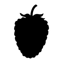 boysenberry fruit minimalist silhouette vector icon - for graphic design projects boysenberry, Modern Artwork.