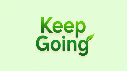 Naklejka premium Energetic Green Sans-Serif Typography