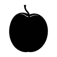 cantaloupe fruit minimalist silhouette vector icon - for graphic design projects cantaloupe, Modern Artwork.