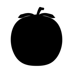 cantaloupe fruit minimalist silhouette vector icon - for graphic design projects cantaloupe, Modern Artwork.