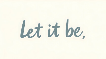 Muted Gray and Blue Script