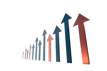 Png stock market investment trading graph growth.Trade business analytics graph and financial