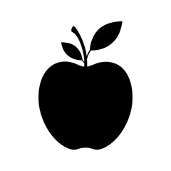 kei apple fruit minimalist silhouette vector icon - for graphic design projects kei apple, Modern Artwork.