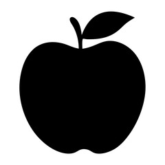kei apple fruit minimalist silhouette vector icon - for graphic design projects kei apple, Modern Artwork.