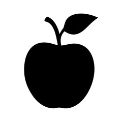 kei apple fruit minimalist silhouette vector icon - for graphic design projects kei apple, Modern Artwork.