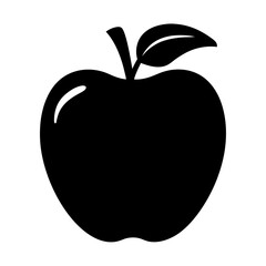 kei apple fruit minimalist silhouette vector icon - for graphic design projects kei apple, Modern Artwork.