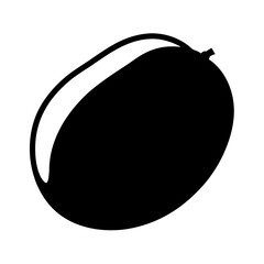 kiwi fruit minimalist silhouette vector icon - for graphic design projects kiwi, Modern Artwork.
