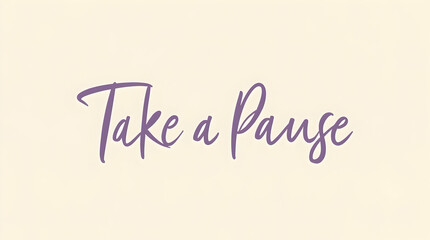 Fototapeta premium Take a Pause – Calm and Clarity