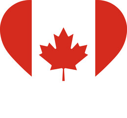 Heart Flag Canada, Heart Canada Flag