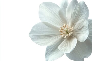 Fototapeta premium White Flower Blossom Close Up