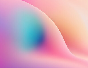 Holographic liquid background with iridescent color blending, dreamy and soft, perfect for tech branding