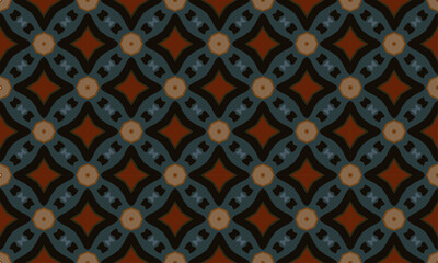 seamless contemporary Batik pattern