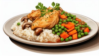 H&uuml;hnerfrikassee &ndash; Deutschland