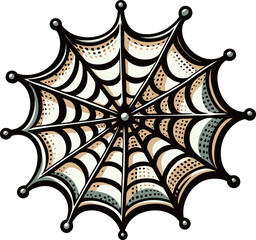 蜘蛛の巣のイラスト
