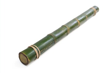 Fototapeta premium Bamboo Stalk Isolated on White Background