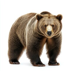 Obraz premium Majestic Brown Bear: A Powerful Symbol of Untamed Wilderness