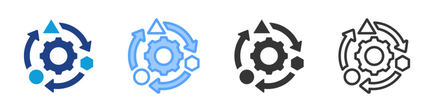 Adapt icon set multiple style collection