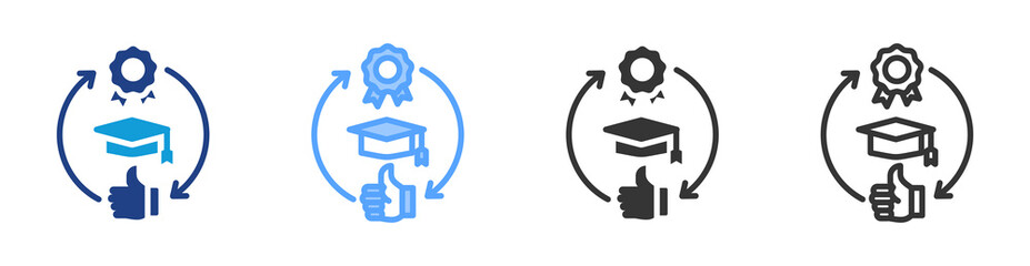 Cum Laude icon set multiple style collection