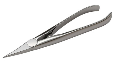 Fototapeta premium Stainless Steel Oyster Knife:A sleek, stainless steel oyster knife, designed for effortless opening of oysters and other shellfish. Its sharp.