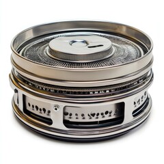 Sleek Chrome Technological Device: Detailed Engineering Marvel